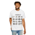 Noodles Chart T-Shirt — Illustrated Pasta Types Tee