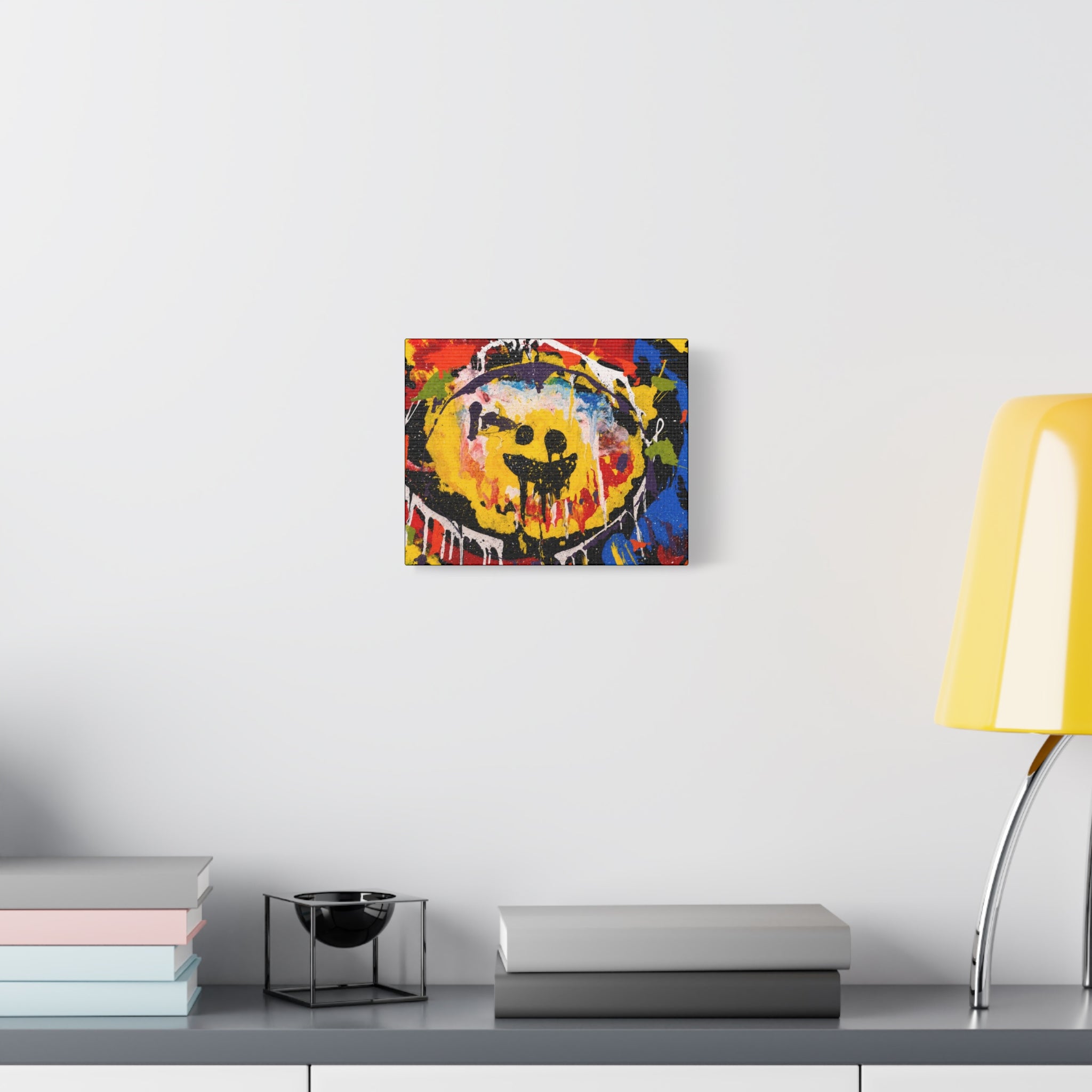 Abstract Graffiti Smile Canvas