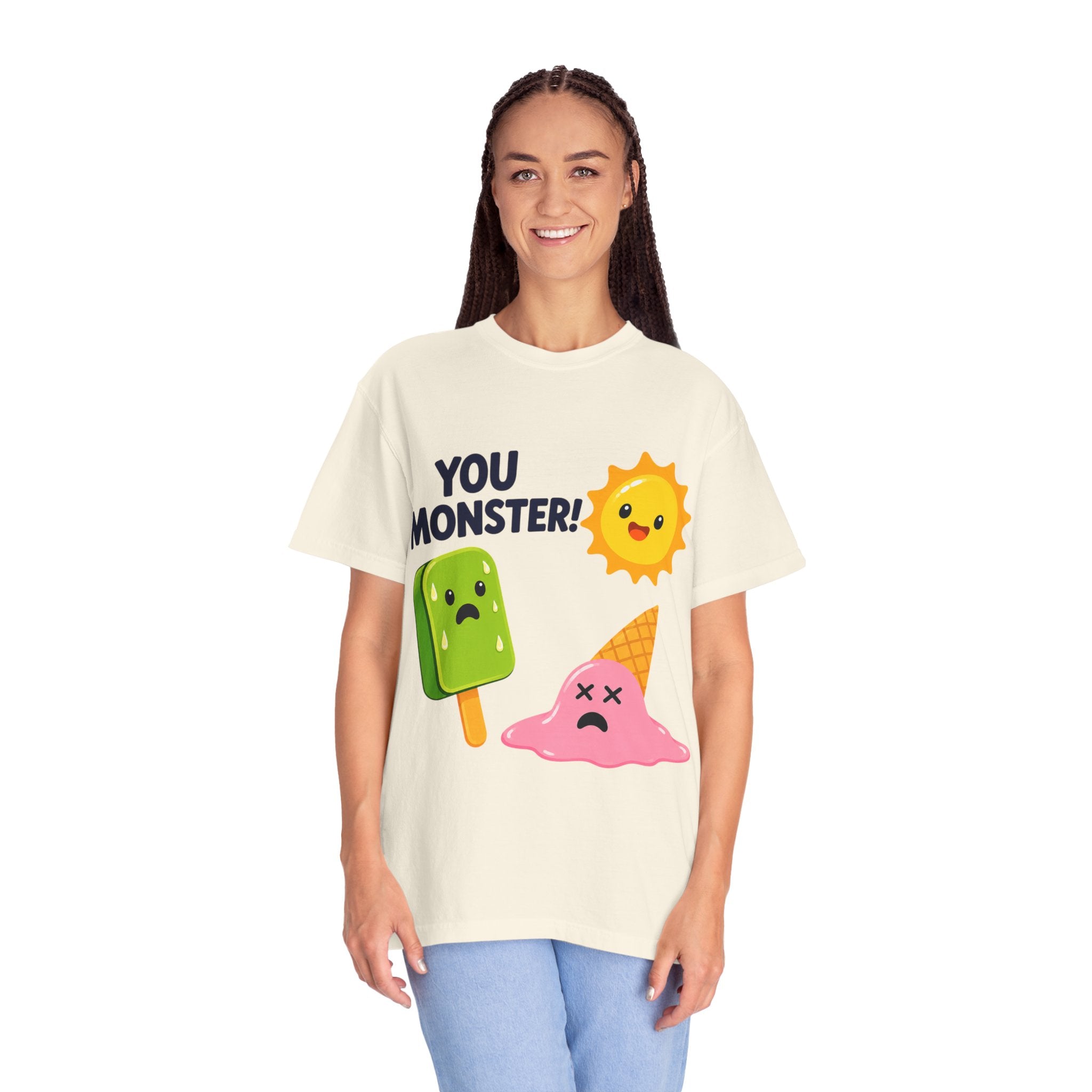 You Monster! Cute Ice Cream Pun T-Shirt