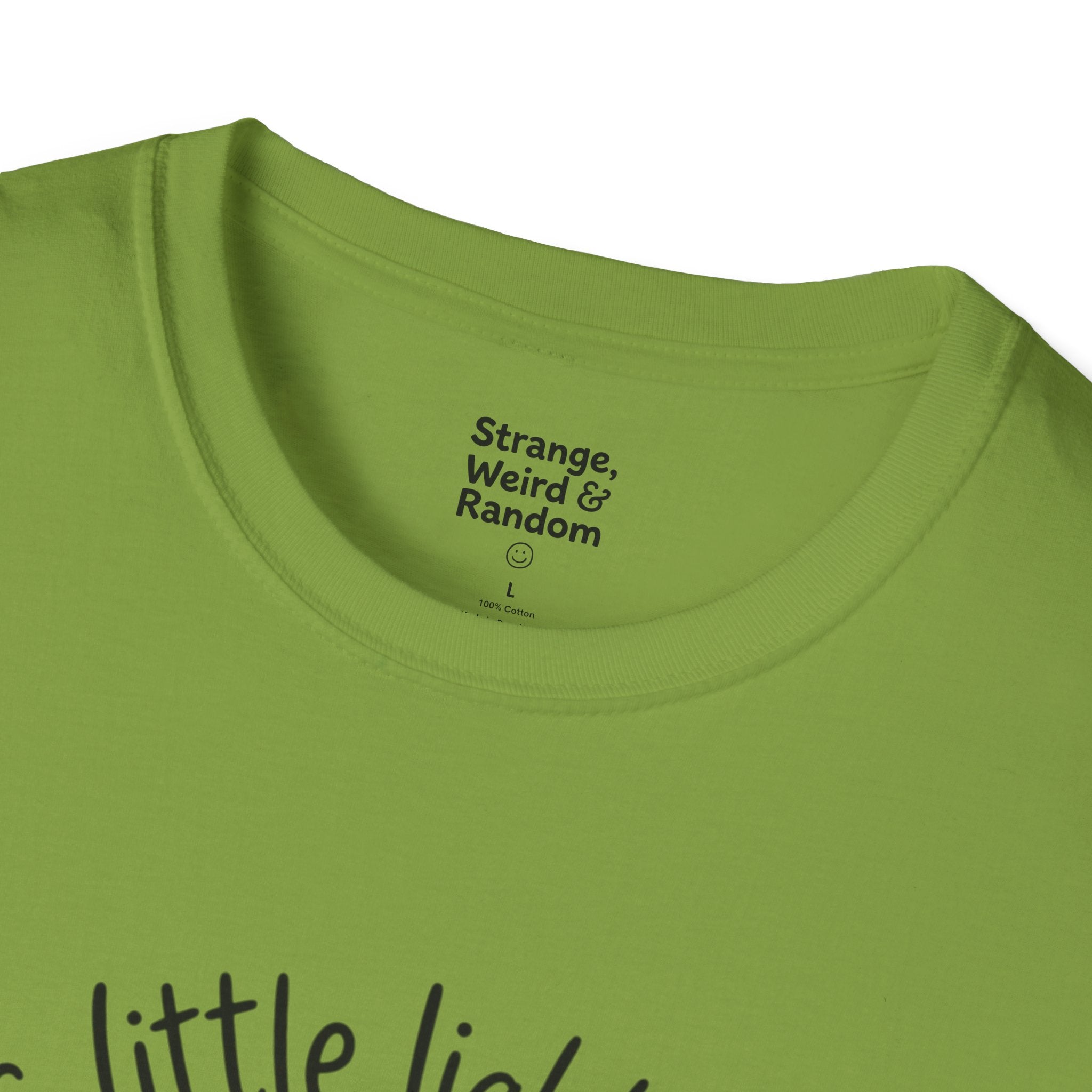 T-Shirt — "This Little Light of Mine" Cute Smiling Lightbulb Inspirational Tee