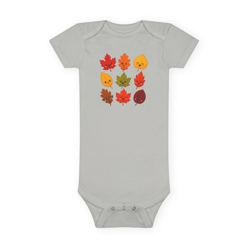 Autumn Leaves Baby Onesie – Cute Fall Leaf Pattern Bodysuit