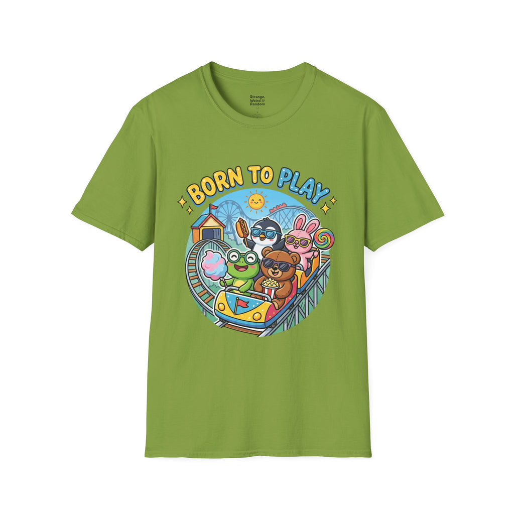 Born to Play T-Shirt — Cute Cartoon Animals Gaming & Playtime Tee