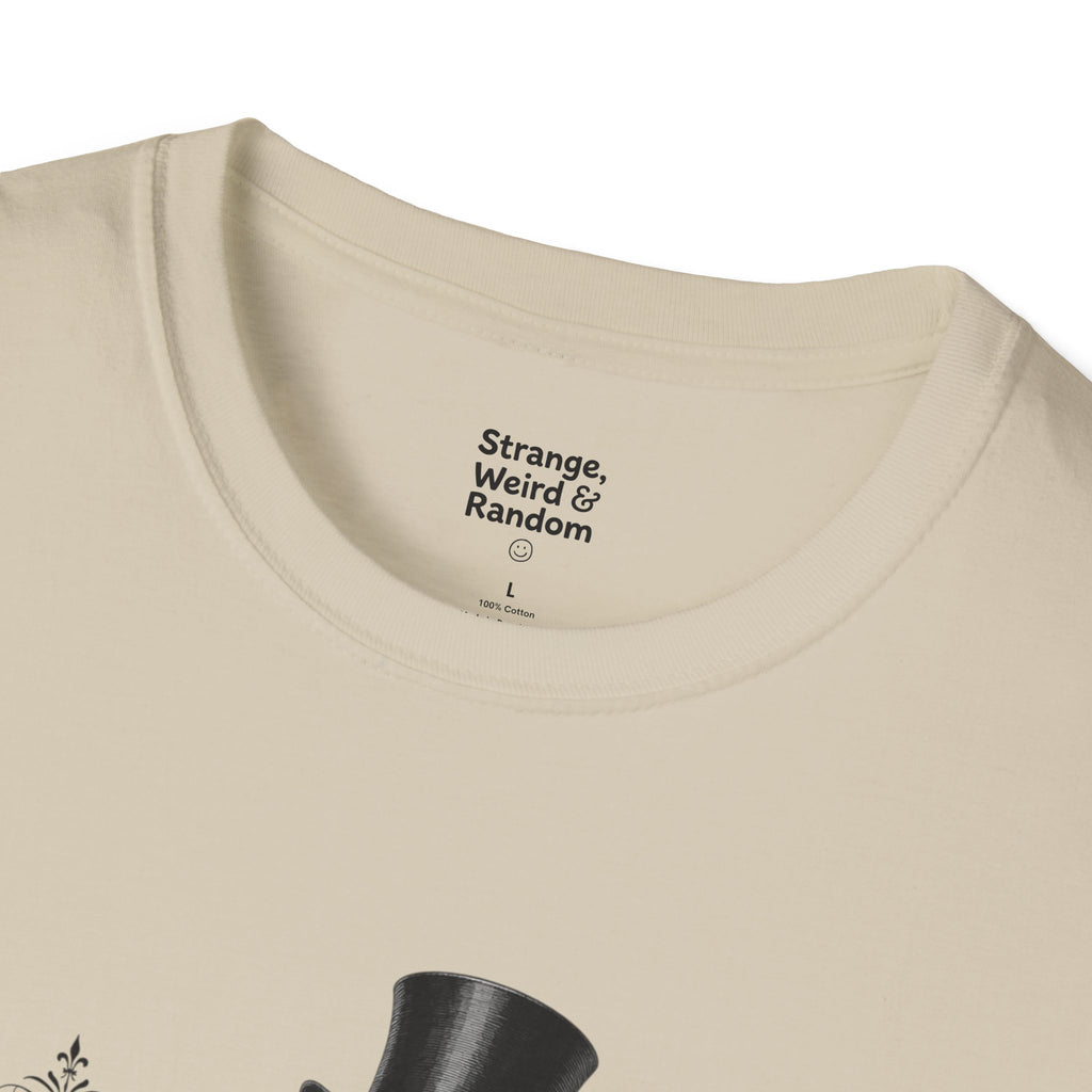 Dapper Frog Gentleman ribbitting T-Shirt | Vintage Victorian Top Hat