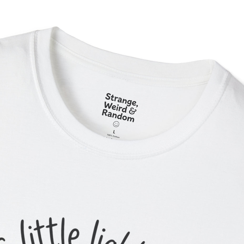 T-Shirt — "This Little Light of Mine" Cute Smiling Lightbulb Inspirational Tee