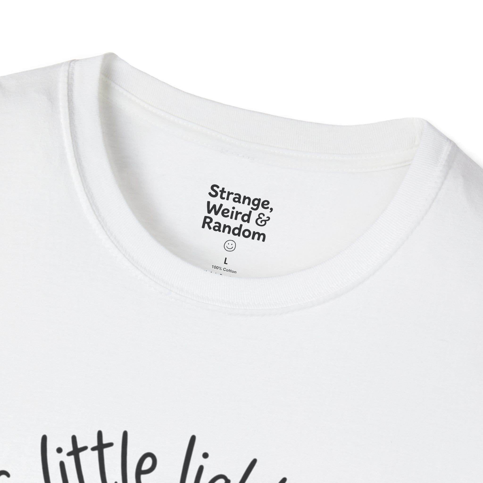 T-Shirt — "This Little Light of Mine" Cute Smiling Lightbulb Inspirational Tee
