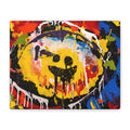 Abstract Graffiti Smile Canvas