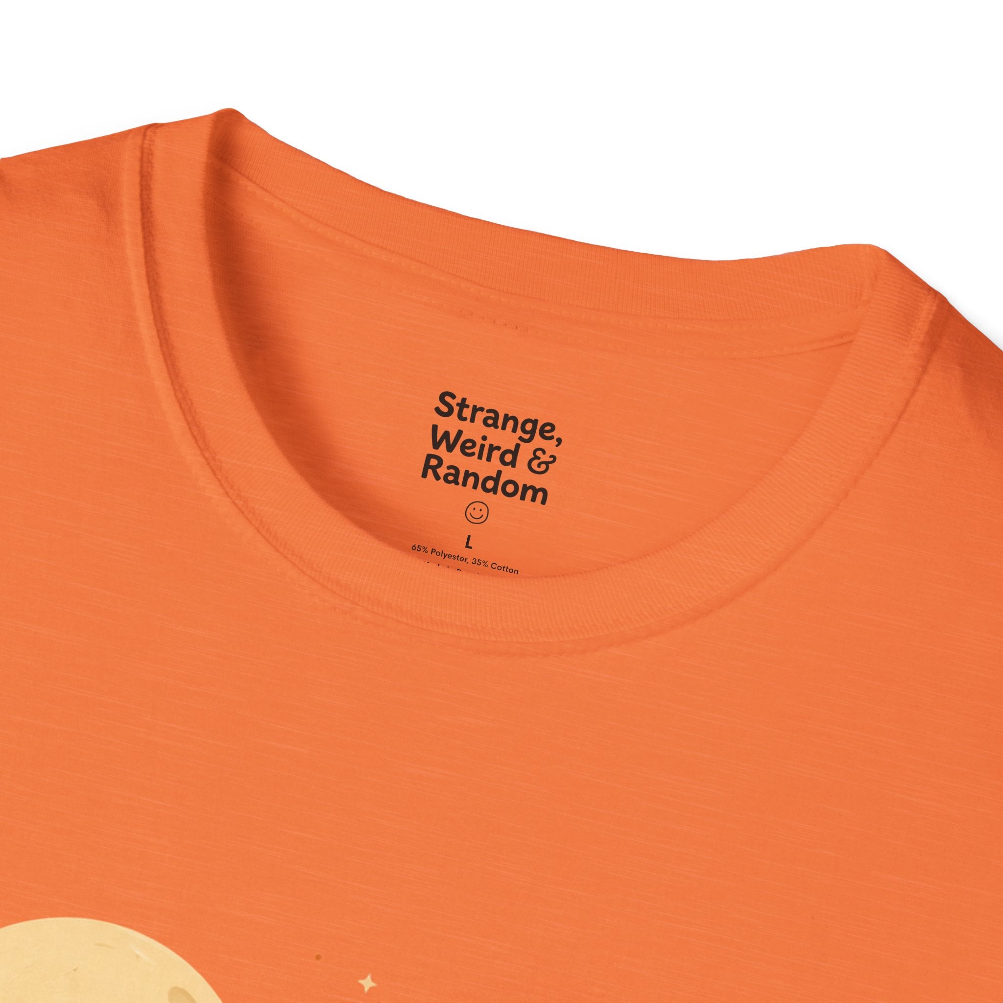 Cute Halloween Pumpkin Tee — Ghost, Moon & Black Cat Graphic T-Shirt