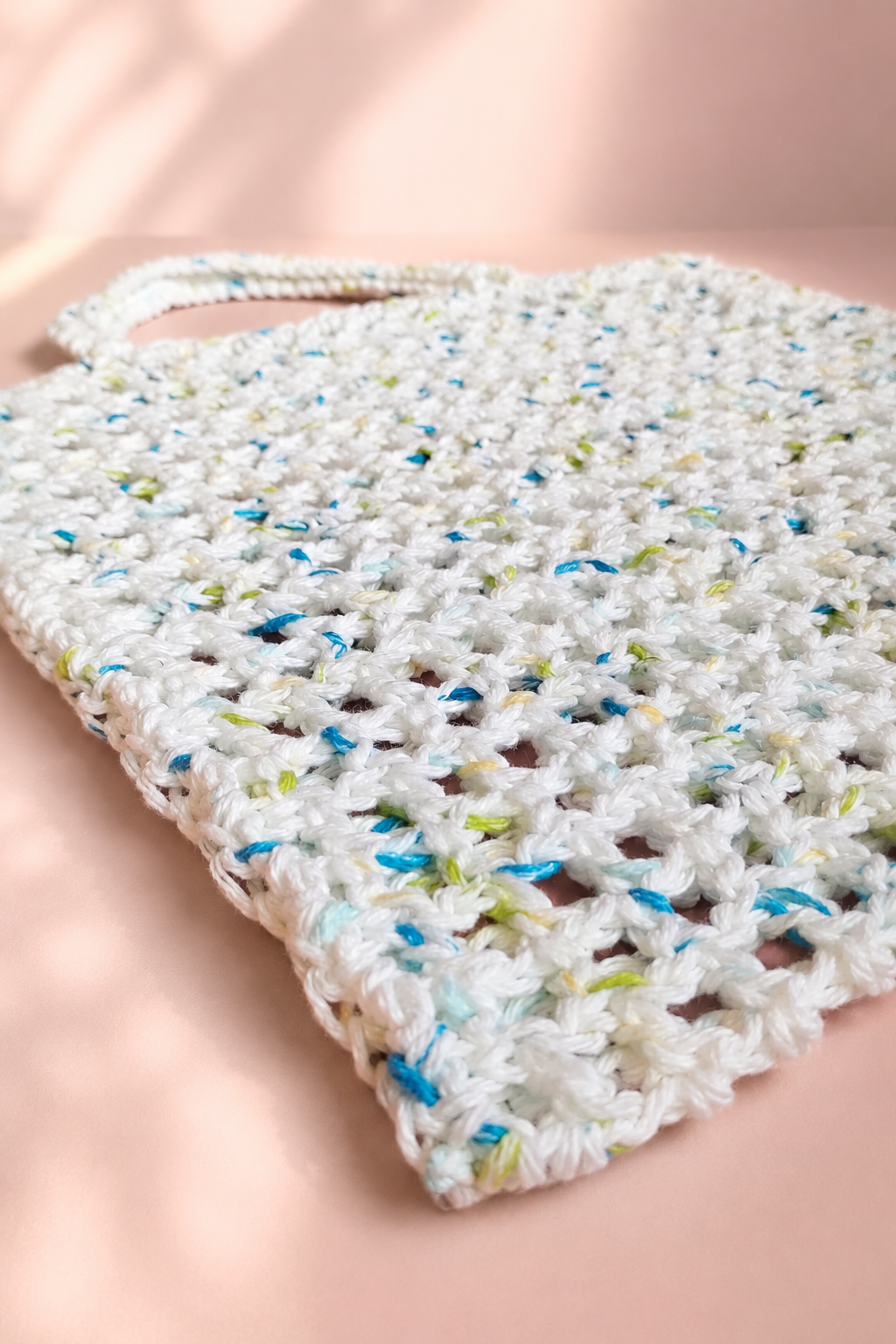 Reusable Cotton Crochet Farmers Market Bag