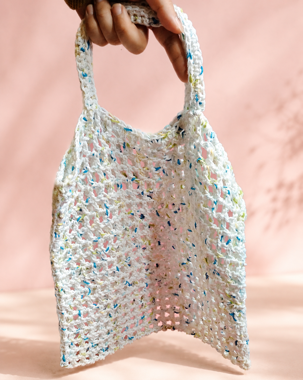Reusable Cotton Crochet Farmers Market Bag