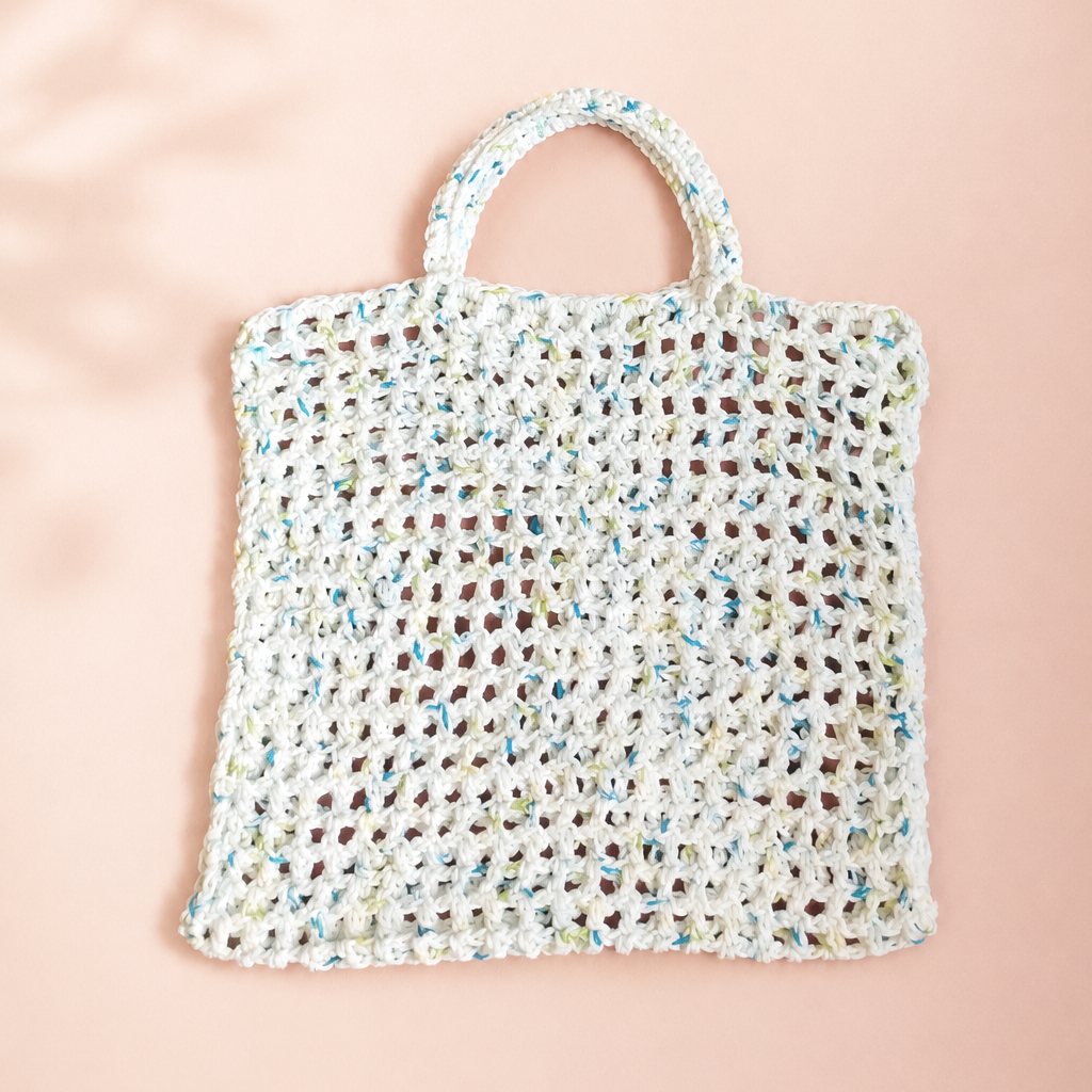 Reusable Cotton Crochet Farmers Market Bag